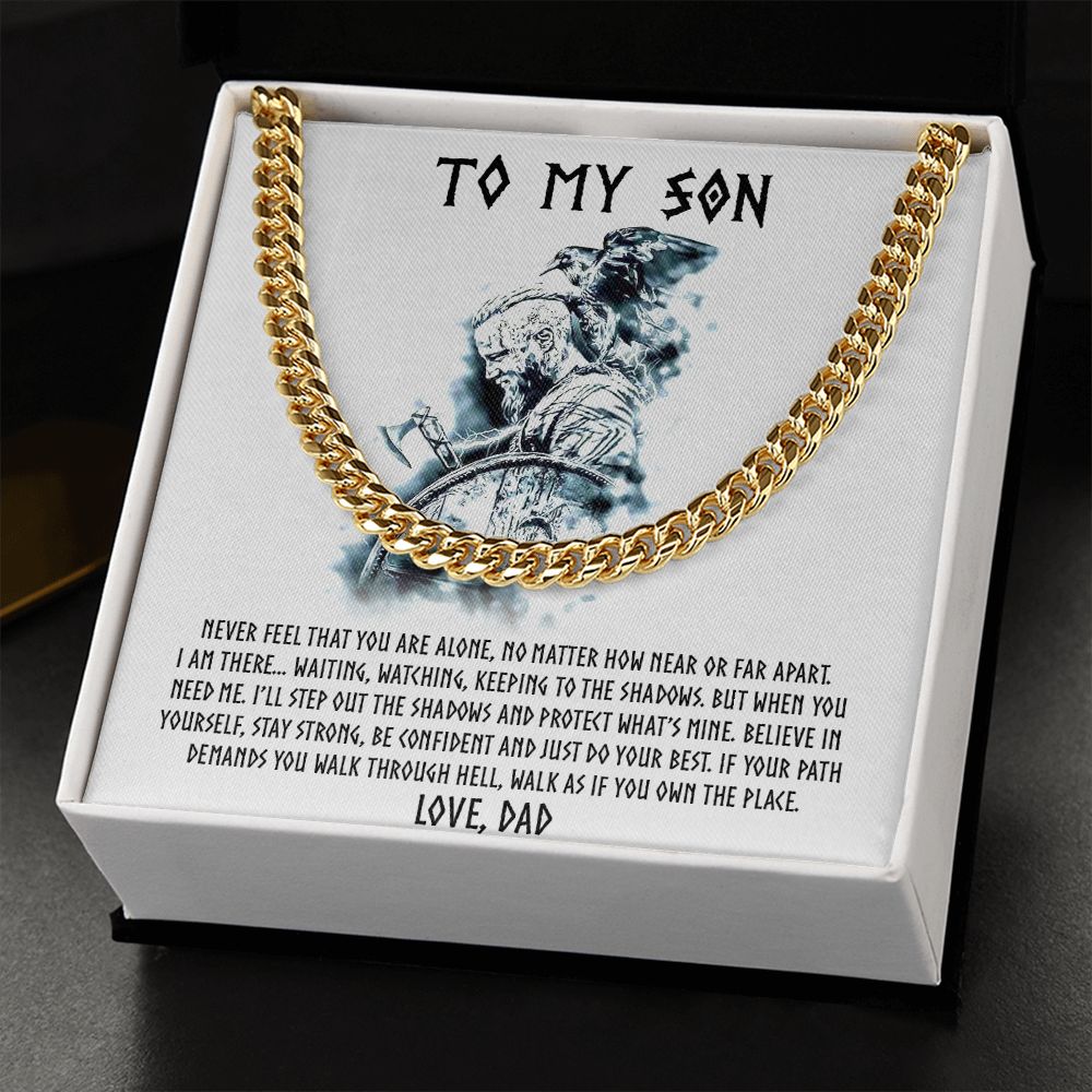 My Son| Do Your Best - Cuban Link Chain