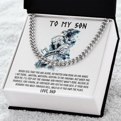My Son| Do Your Best - Cuban Link Chain