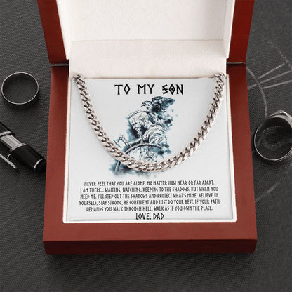 My Son| Do Your Best - Cuban Link Chain