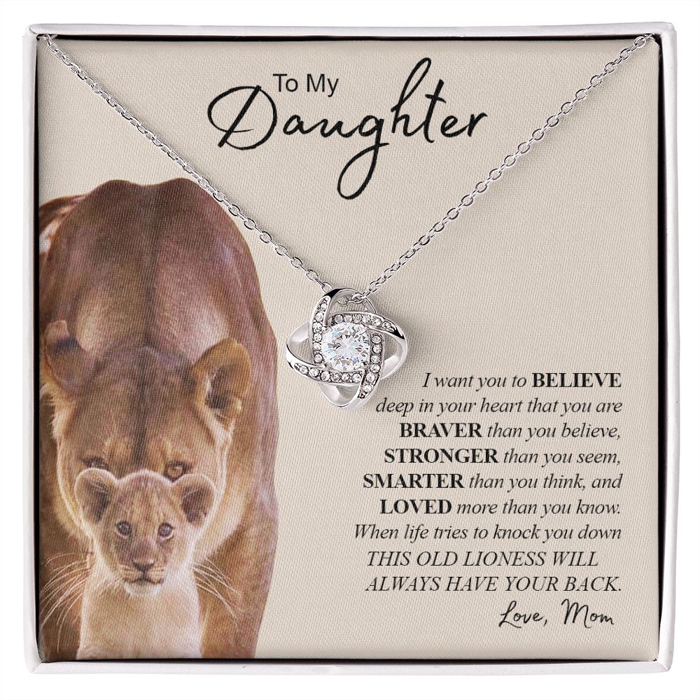 My Daughter| This Old Lioness - Love Knot Necklace