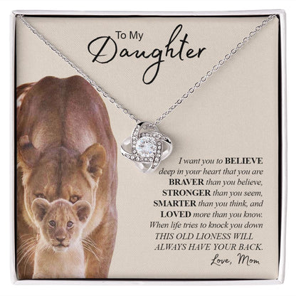 My Daughter| This Old Lioness - Love Knot Necklace