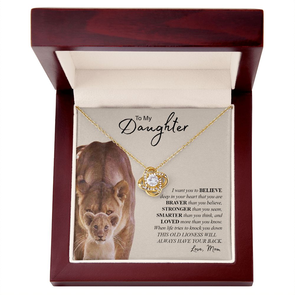 My Daughter| This Old Lioness - Love Knot Necklace