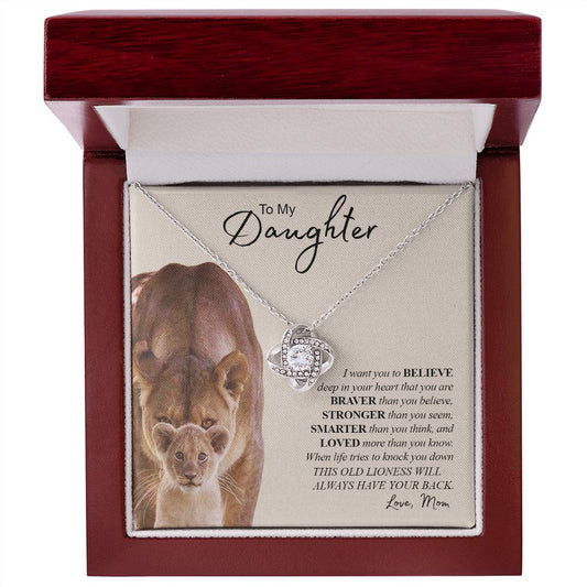 My Daughter| This Old Lioness - Love Knot Necklace