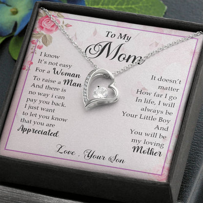 My Mom| You Are Appreciated - Forever Love Necklace